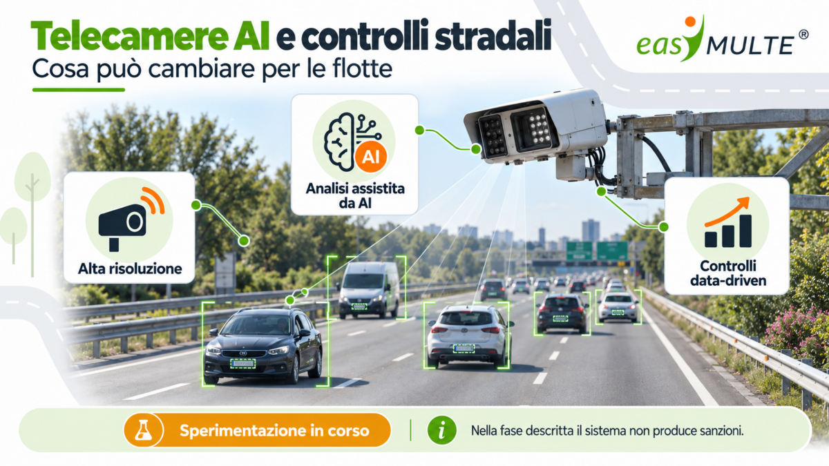 Schema controlli AI su smartphone cinture assicurazione revisione