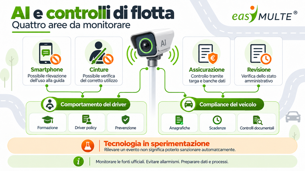 Telecamera con intelligenza artificiale per controlli stradali